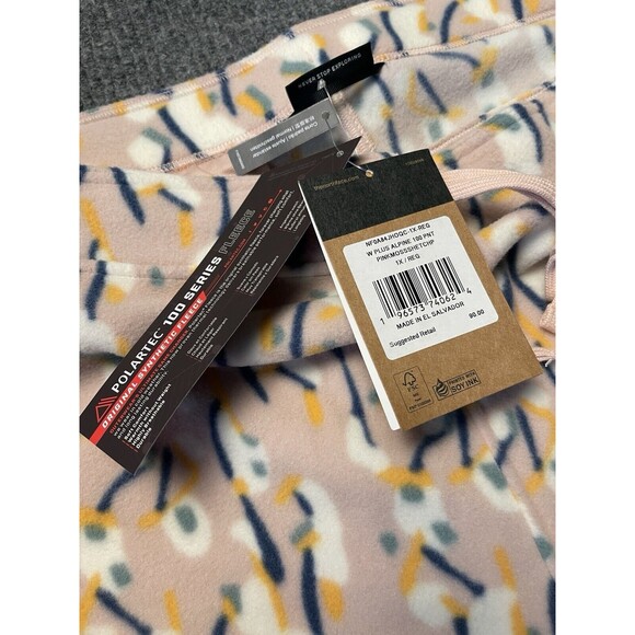 The North Face Womens 1X Plus Alpine Polartec 100 Fleece Pants Pink Moss NWT - Picture 4 of 12